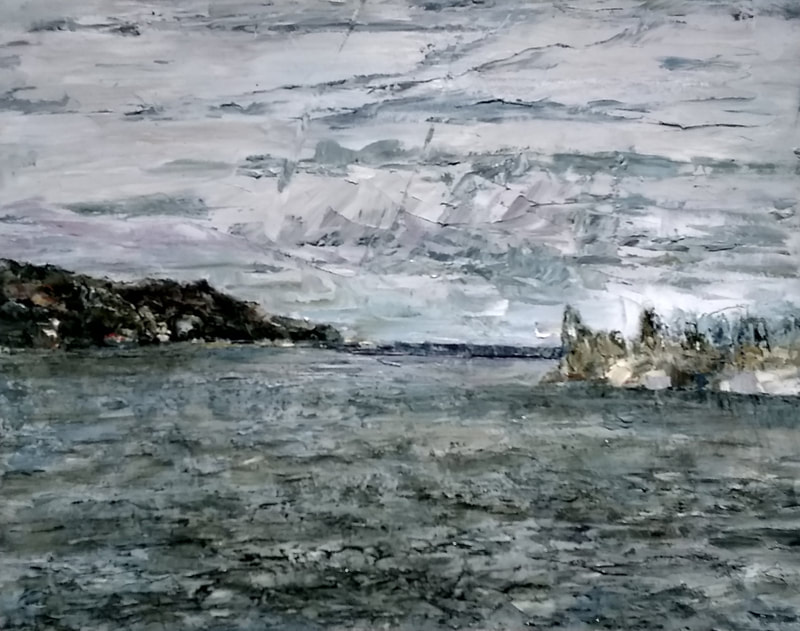 Midland Harbour, 24" x 30". Oil. Plein Air. Wildcard Artist, Episode 3: Canada's Landscape Artist of the Year 2020